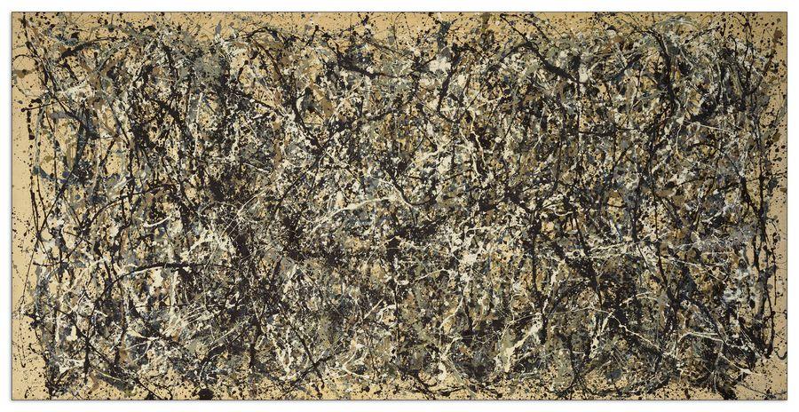 artopweb Pollock - One Number 31 1950 Decorative MDF Panel (100x50cm)