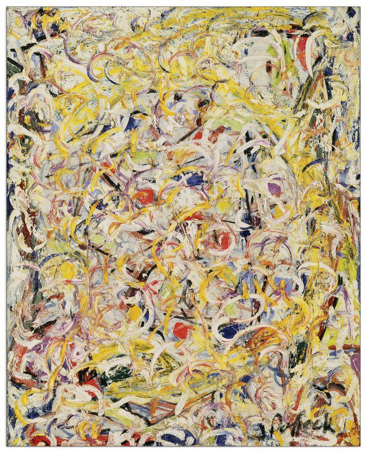 artopweb Pollock - Shimmering Substance Decorative MDF Panel (60x74cm)