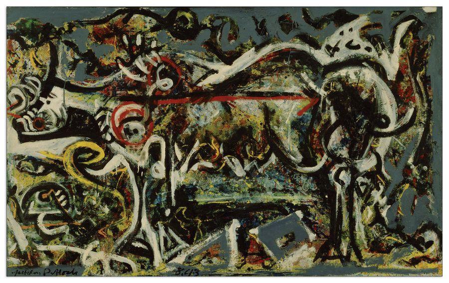 artopweb Pollock - The She Wolf Decorative MDF Panel (80x49cm)