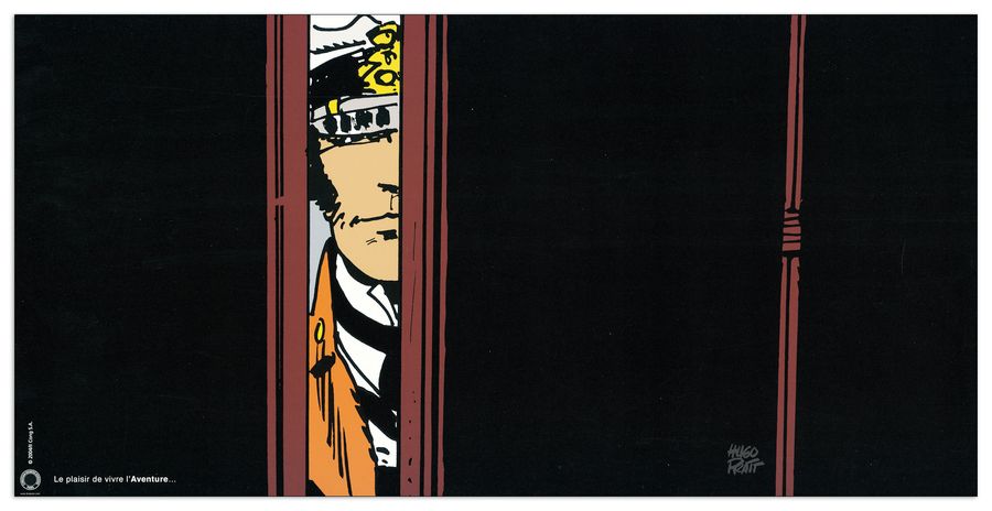 artopweb Pratt - Corto Aventure Decorative MDF Panel (100x50cm)