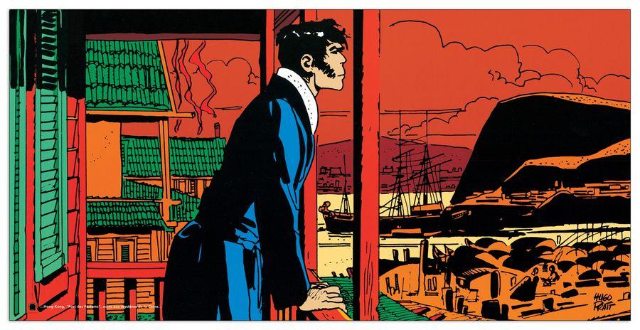 artopweb Pratt - Corto Mystères Decorative MDF Panel (50x25cm)