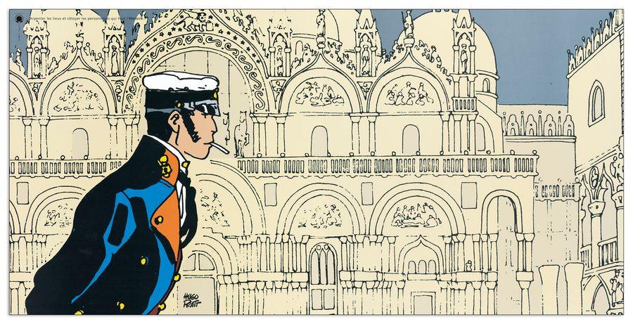 artopweb Pratt - Histoire Decorative MDF Panel (50x25cm)