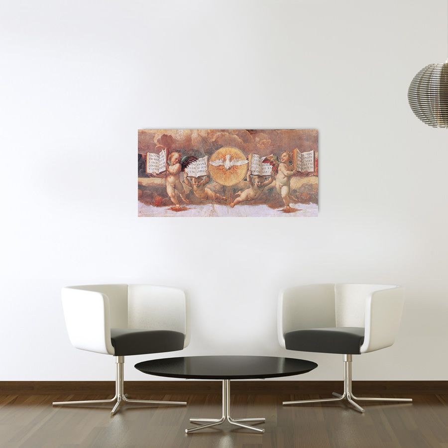 Artopweb Raffaello - Disputa Dell'Eucaristia Decorative MDF Panel (100x48cm)