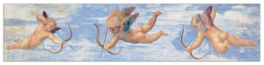 artopweb Raffaello - Le Triomphe de Galatée (Detail) Decorative MDF Panel (140x31cm)