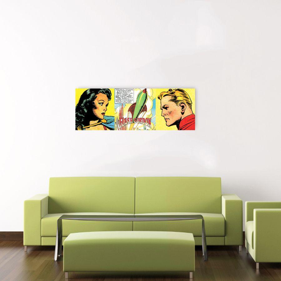 Artopweb Raymond - Good Luck Flash Gordon Decorative MDF Panel (138x48cm)