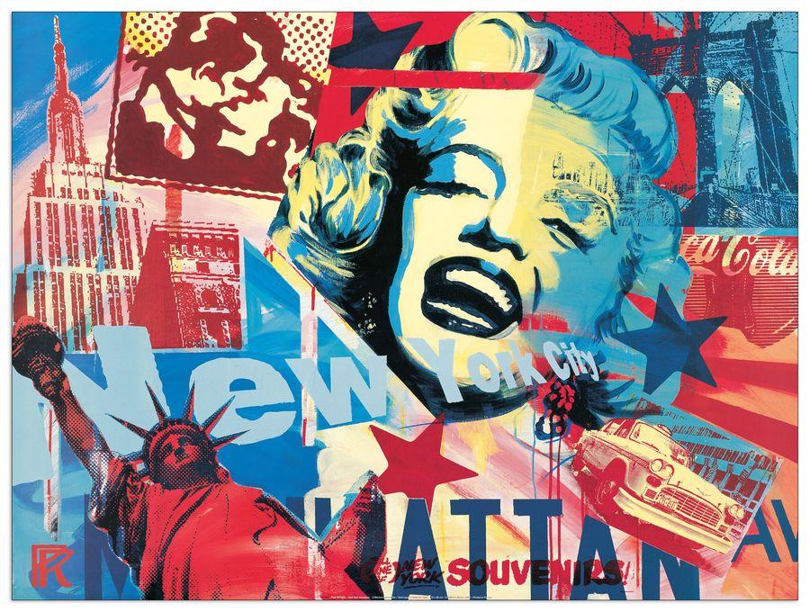 artopweb Raynal - New York Souvenirs Decorative MDF Panel (80x60cm)