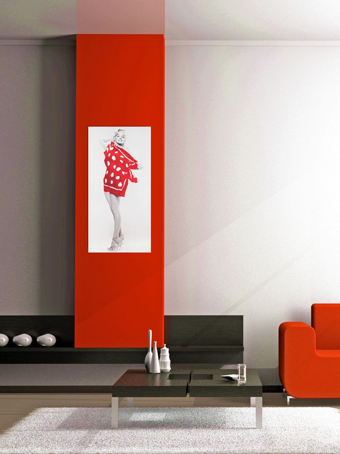Artopweb Reisfeld - Marilyn At The Beach Decorative MDF Panel (50x100cm)