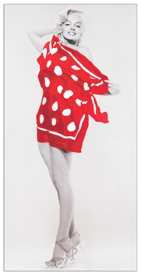 artopweb Reisfeld - Marilyn At The Beach Decorative MDF Panel (50x100cm)
