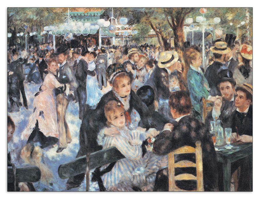 artopweb Renoir - Au Mulin De La Galette Decorative MDF Panel (80x60cm)