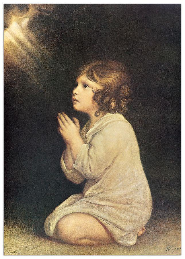 artopweb Reynolds - La Preghiera Decorative MDF Panel (50x70cm)