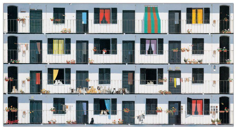 artopweb Rizzotti - Balconata Decorative MDF Panel (120x65cm)