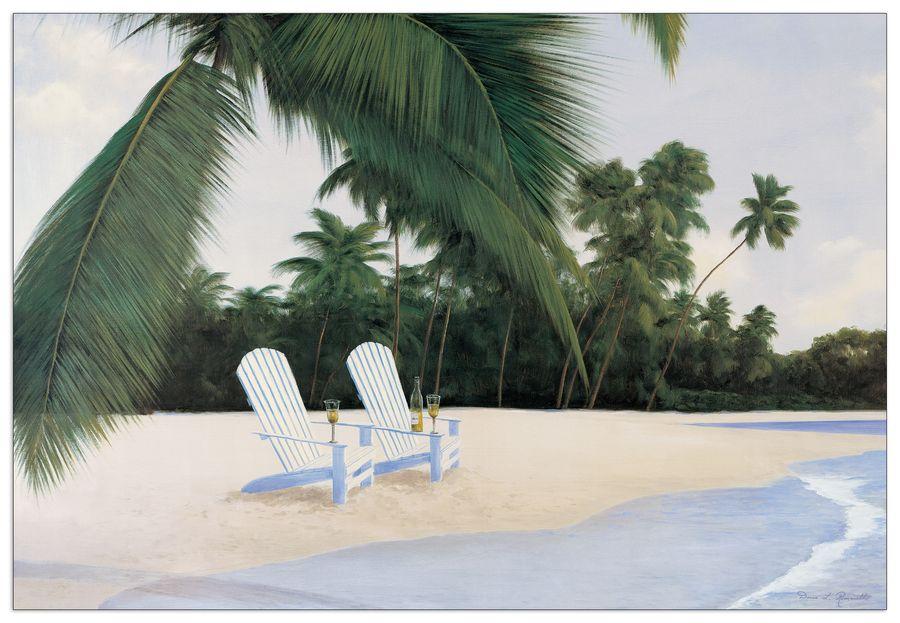 artopweb Romanello - Island Hideaway Decorative MDF Panel (89x61cm)