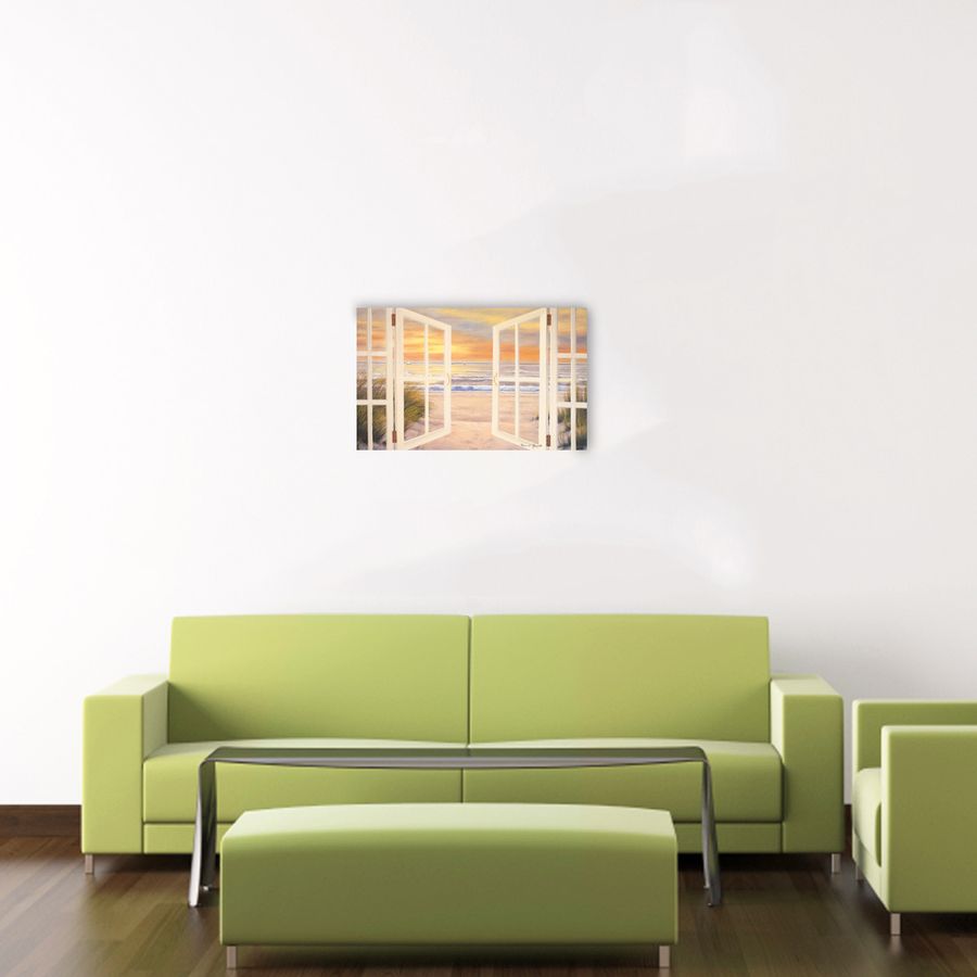 Artopweb Romanello - Sunset Beach Decorative MDF Panel (87x54cm)