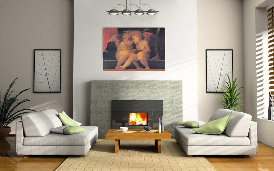 Artopweb Rosso Fiorentino - Madonna E Santi Decorative MDF Panel (100x70cm)