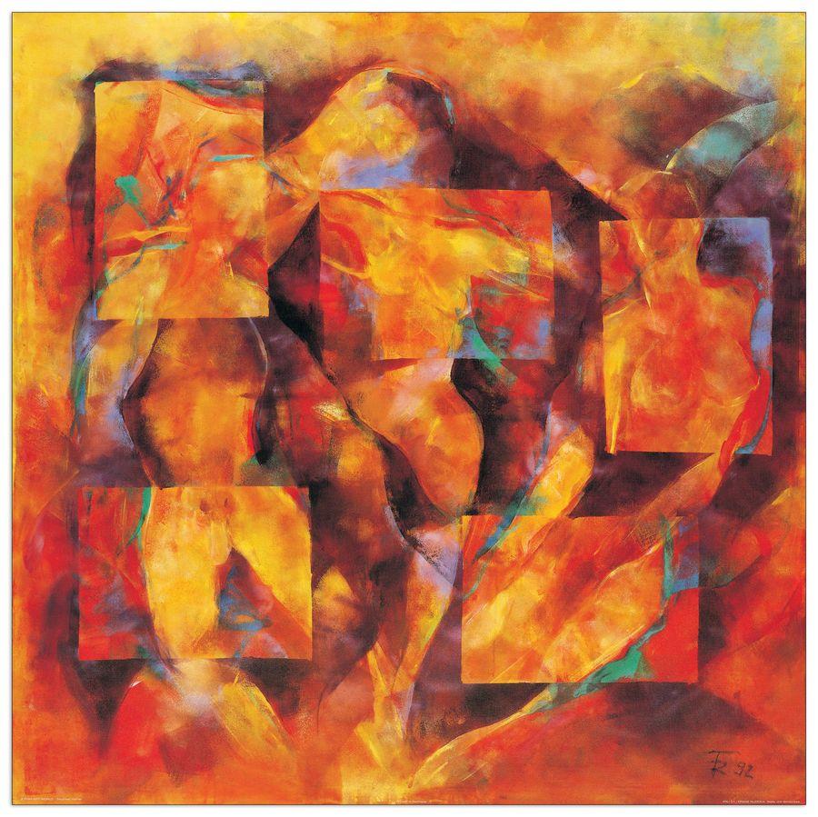 artopweb Ruzicka - Seele Und Sinnlichkeit Decorative MDF Panel (98x98cm)