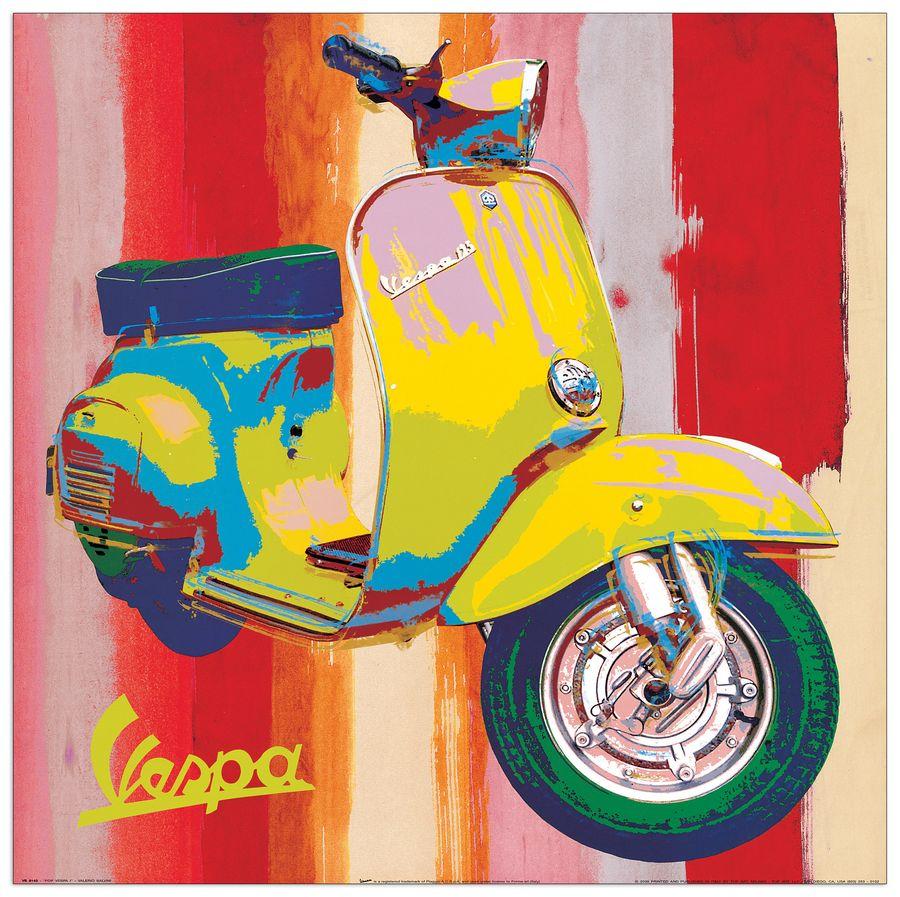 artopweb Salvini - Pop Vespa I Decorative MDF Panel (50x50cm)