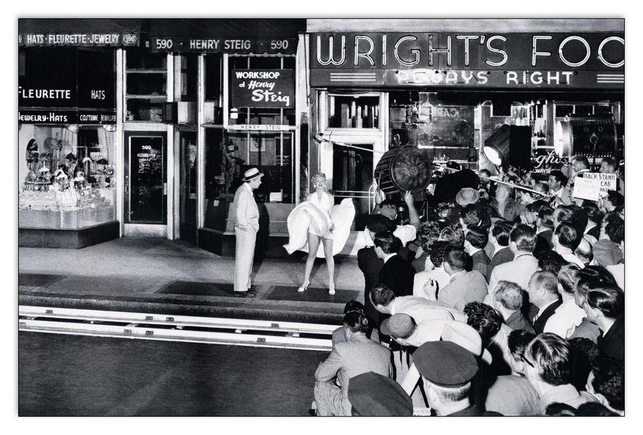 artopweb Sam Shaw - Marilyn Monroe: Wright Food Decorative MDF Panel (175x115cm)