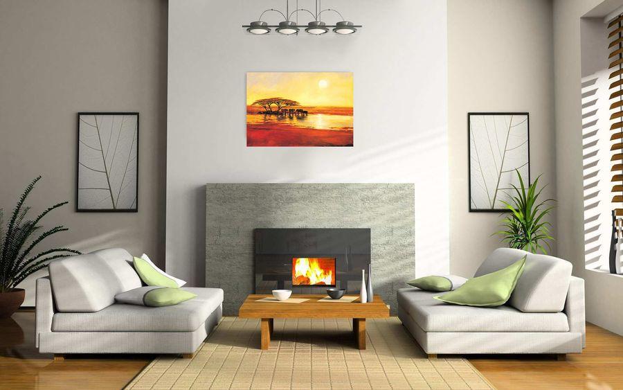 Artopweb Sanders - The Watering Hole Decorative MDF Panel (70x50cm)