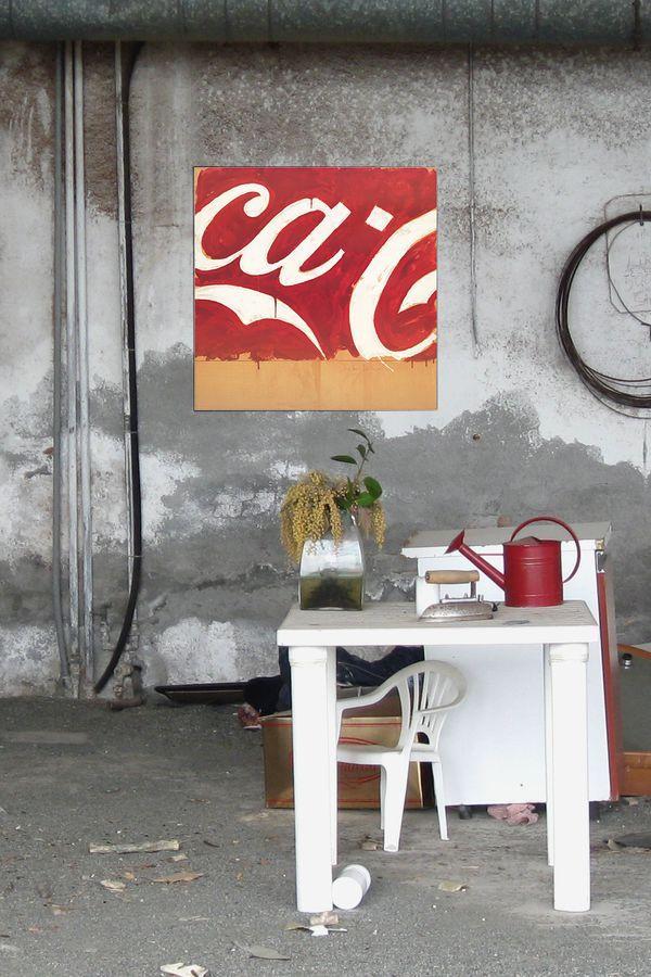 Artopweb Schifano - Coca Cola Decorative MDF Panel (96x96cm)
