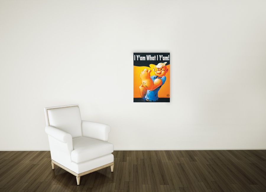 Artopweb Segar - I Yam What I Yam Decorative MDF Panel (56x76cm)