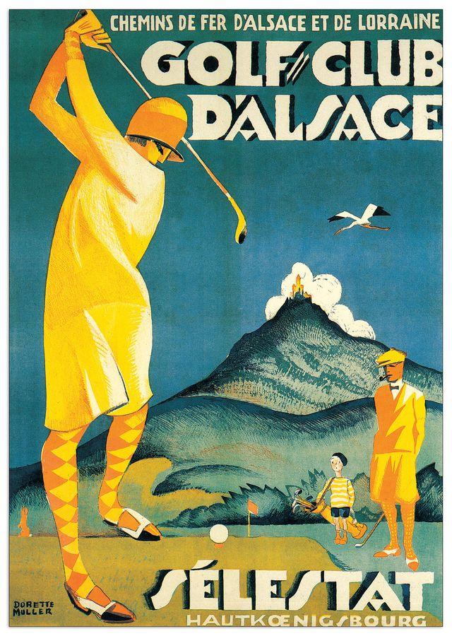 artopweb Selestat - Golf Club d'Alsace Decorative MDF Panel (48x68cm)