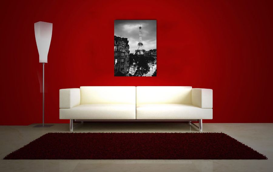 Artopweb Silberman - Eiffel Tour Evening Decorative MDF Panel (60x80cm)