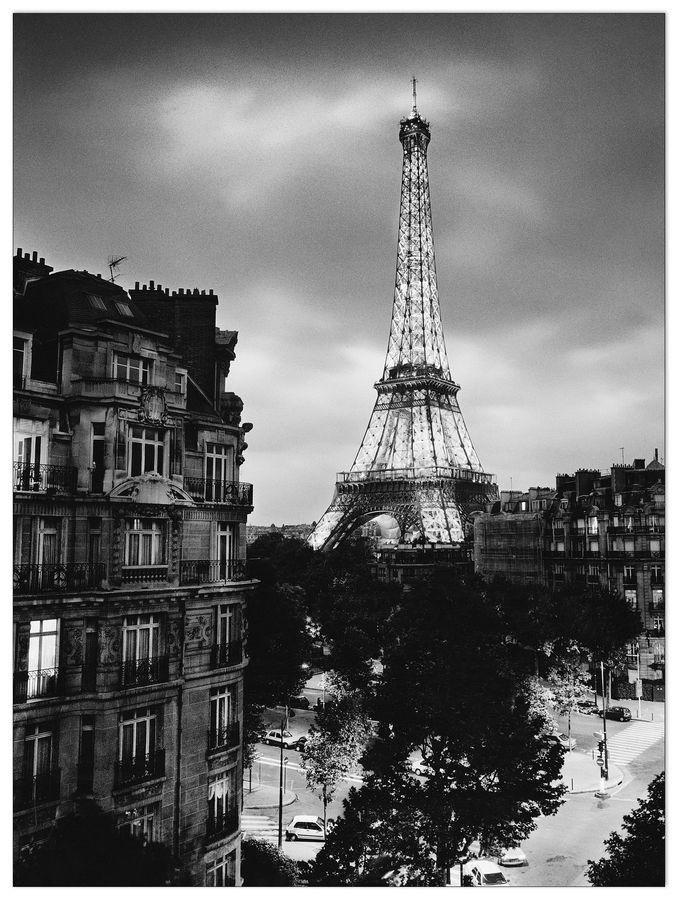 artopweb Silberman - Eiffel Tour Evening Decorative MDF Panel (60x80cm)