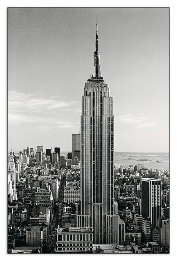 artopweb Silberman - Empire State Building Decorative MDF Panel (115x175cm)