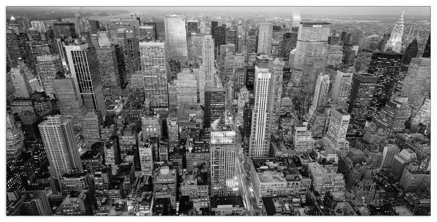 artopweb Silberman - Looking Up Fifth Avenue Decorative MDF Panel (87x43cm)