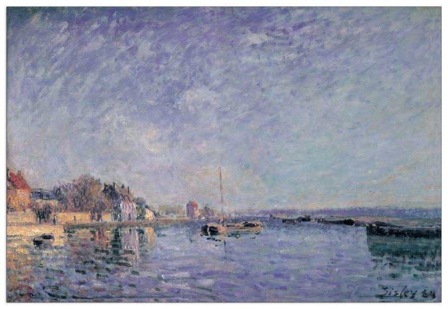 artopweb Sisley - Canal Du Loing Decorative MDF Panel (140x95cm)
