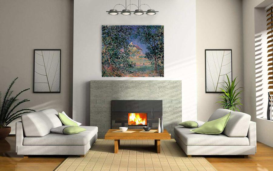 Artopweb Sisley - Lisiere De Foret Au Printemps Decorative MDF Panel (100x83cm)