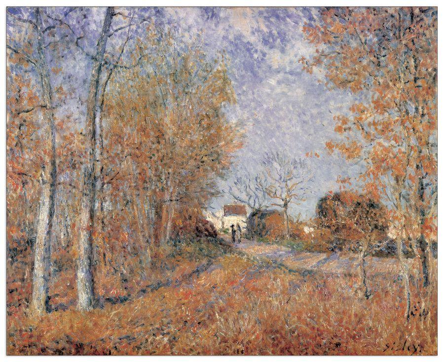 artopweb Sisley - Un Coin De Bois Aux Sablons Decorative MDF Panel (140x98cm)