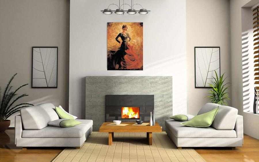Artopweb Spain - Flamenco II Decorative MDF Panel (60x80cm)