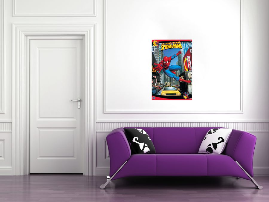 Artopweb Spiderman - Spiderman NYC Decorative MDF Panel (60x90cm)