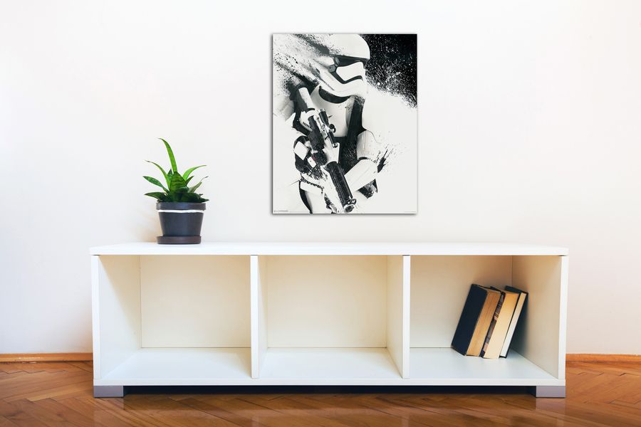 Artopweb Star Wars Episode VII Stormtrooper Paint Decorative MDF Panel (40x50cm)