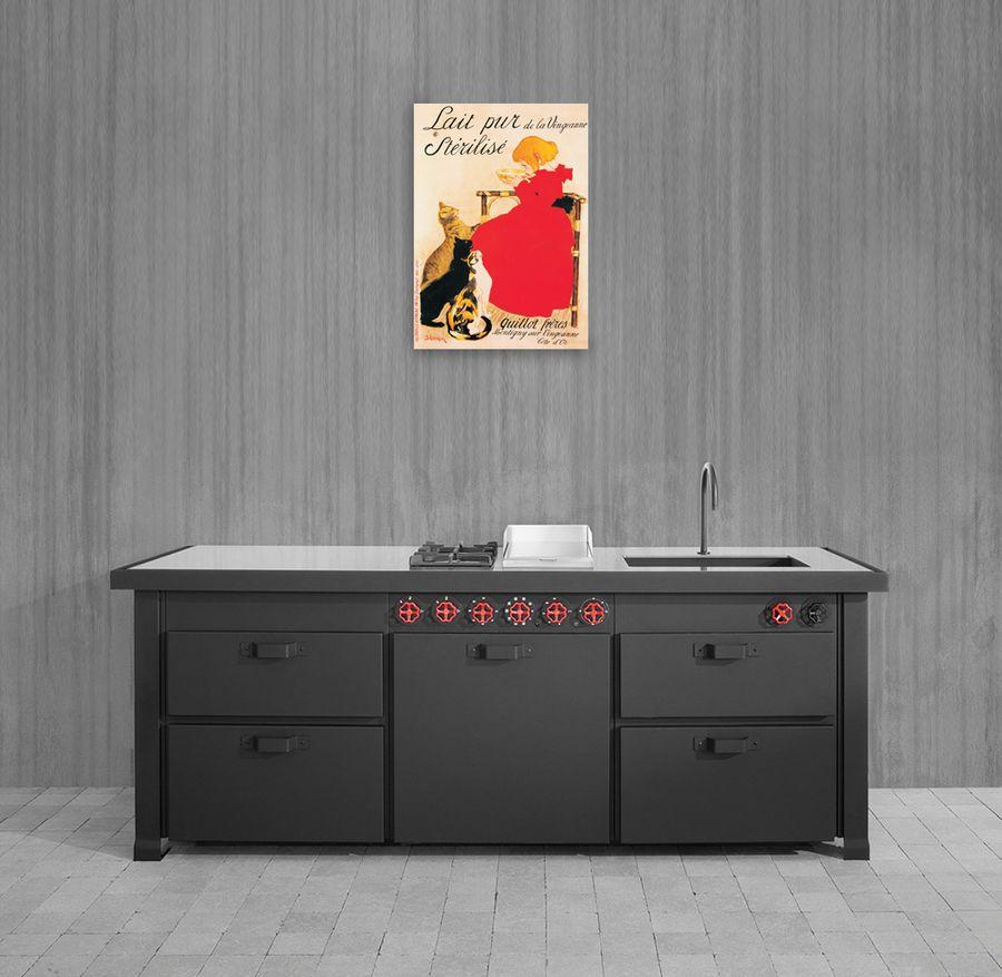 Artopweb Steinlen - Lait Sterlise Decorative MDF Panel (65x90cm)