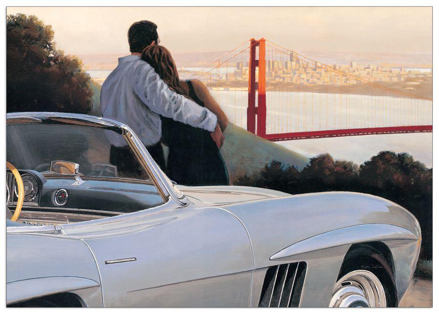 artopweb Sullivan - Nostalgic View Decorative MDF Panel (70x50cm)