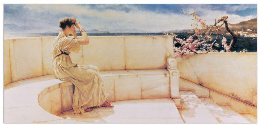 artopweb Tadema - Hope Spring Eternal Decorative MDF Panel (100x47cm)