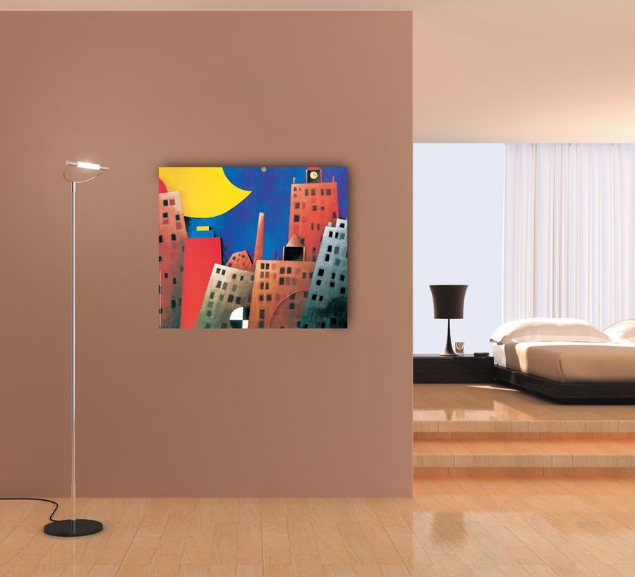 Artopweb Tadini - Città Italiana Decorative MDF Panel (112x95cm)