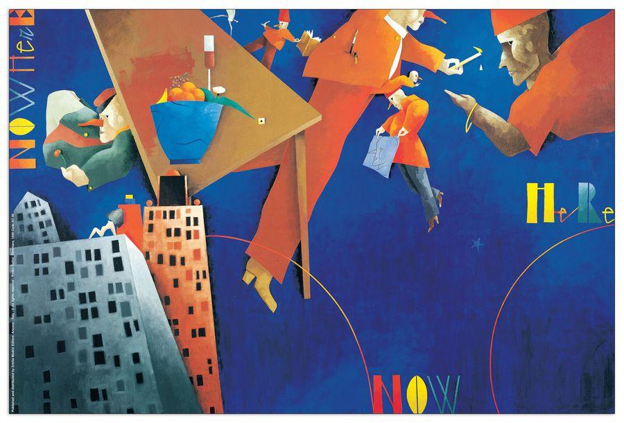 artopweb Tadini - Oltremare Decorative MDF Panel (138x92cm)