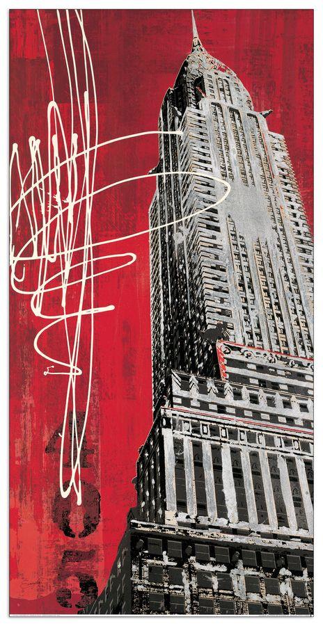 artopweb Taylor - Lexington Avenue Icon Decorative MDF Panel (50x100cm)