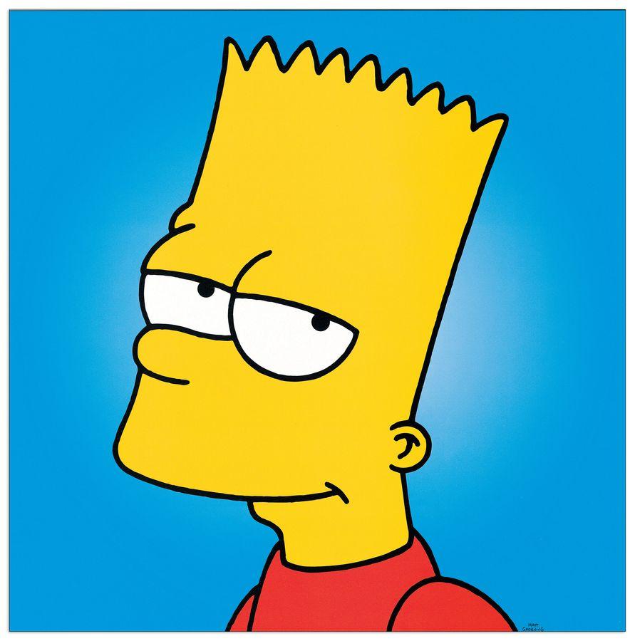 artopweb The Simpsons - Bart Decorative MDF Panel (33x33cm)