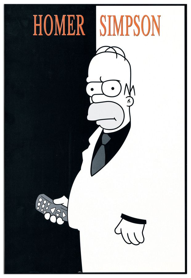 artopweb The Simpsons - Homer Decorative MDF Panel (32x48cm)