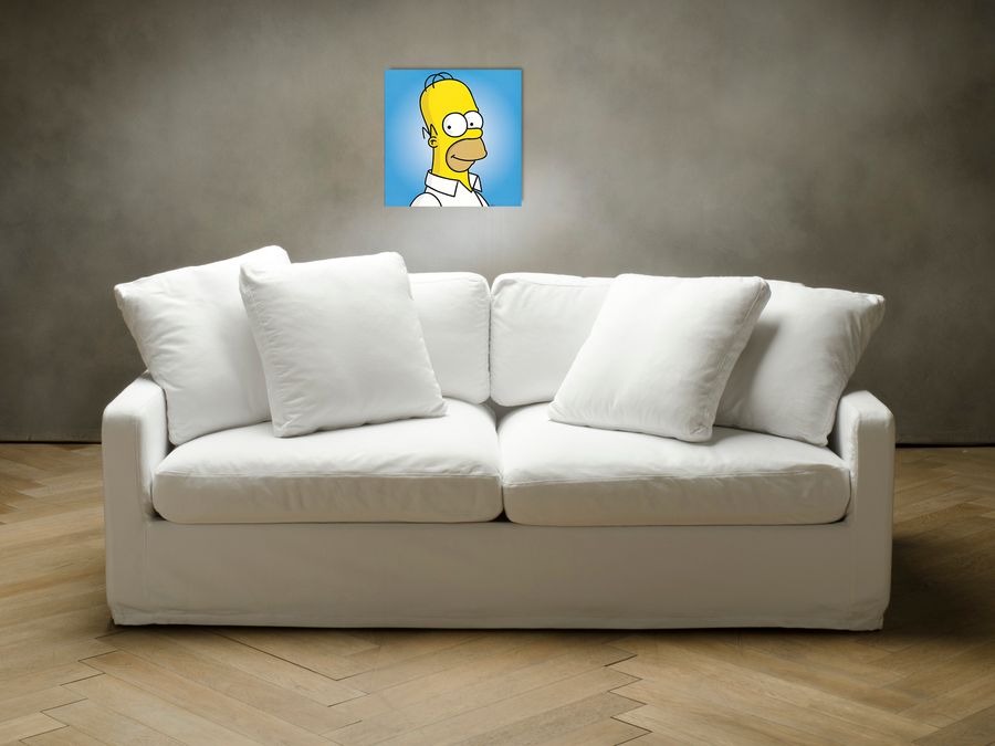 Artopweb The Simpsons - Homer Decorative MDF Panel (33x33cm)
