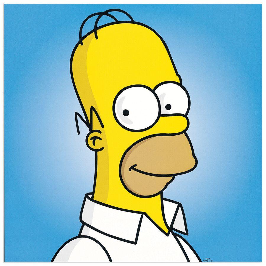 artopweb The Simpsons - Homer Decorative MDF Panel (33x33cm)