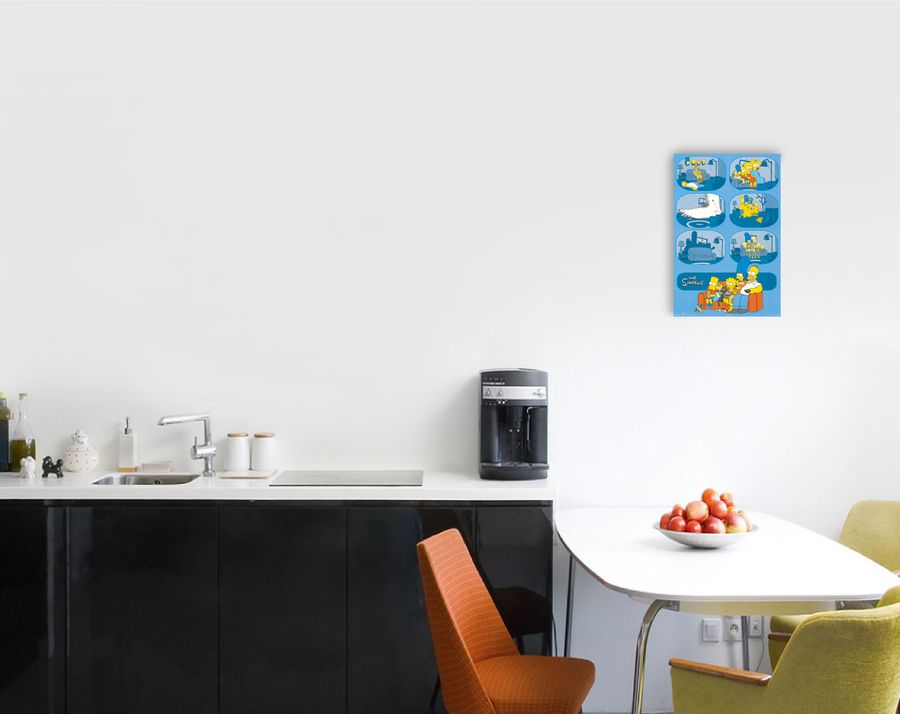 Artopweb The Simpsons - Simpson Family Decorative MDF Panel (56x86cm)