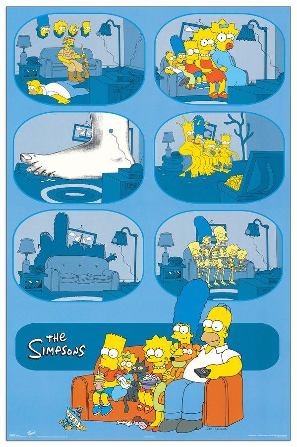 artopweb The Simpsons - Simpson Family Decorative MDF Panel (56x86cm)