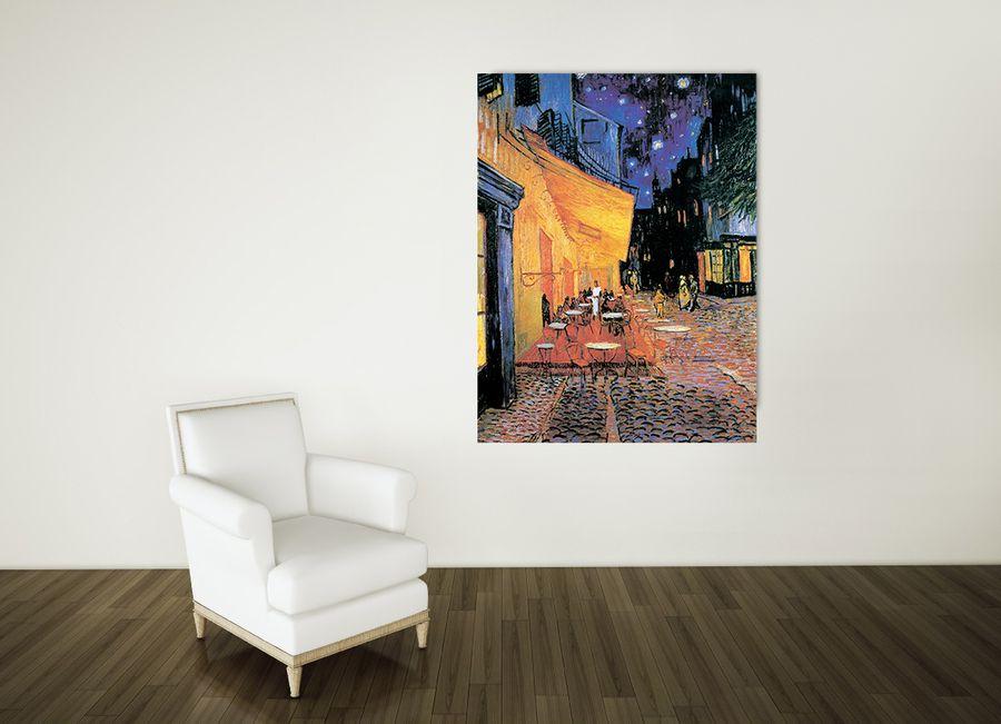 Artopweb Van Gogh - Cafè Terrace At Night 1888 Decorative MDF Panel (96x127cm)