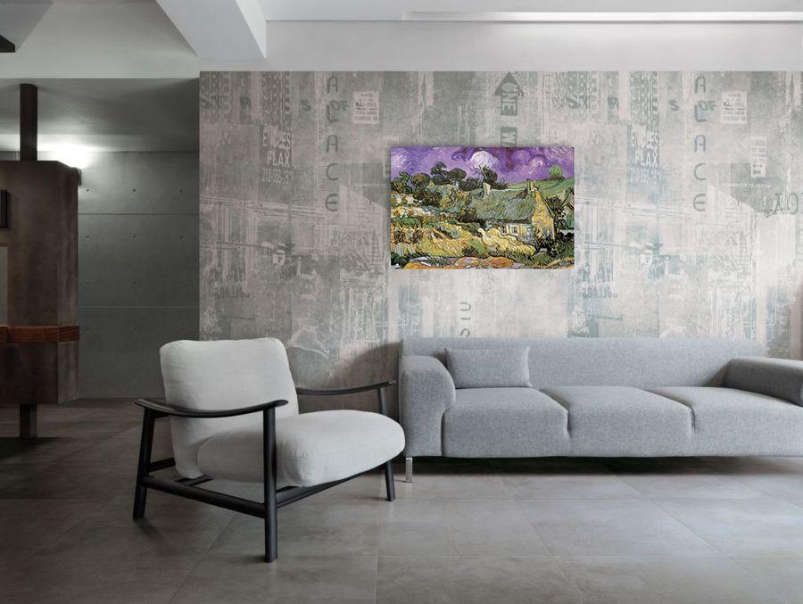 Artopweb Van Gogh - Chaumes De Cordeville À Auvers-Sur-Oise Decorative MDF Panel (90x60cm)