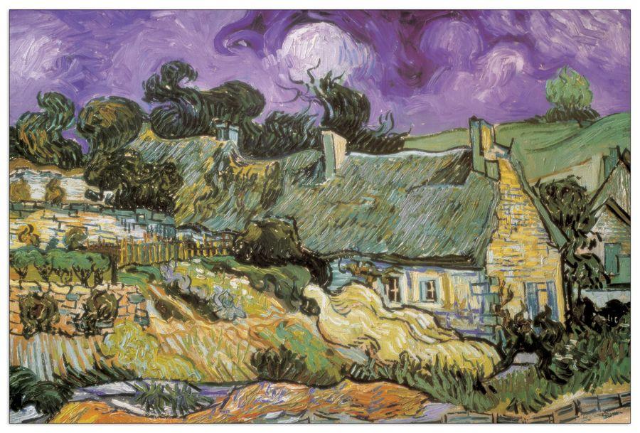 artopweb Van Gogh - Chaumes De Cordeville À Auvers-Sur-Oise Decorative MDF Panel (90x60cm)